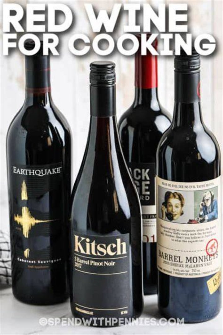 Can I use cooking wine instead of red wine?