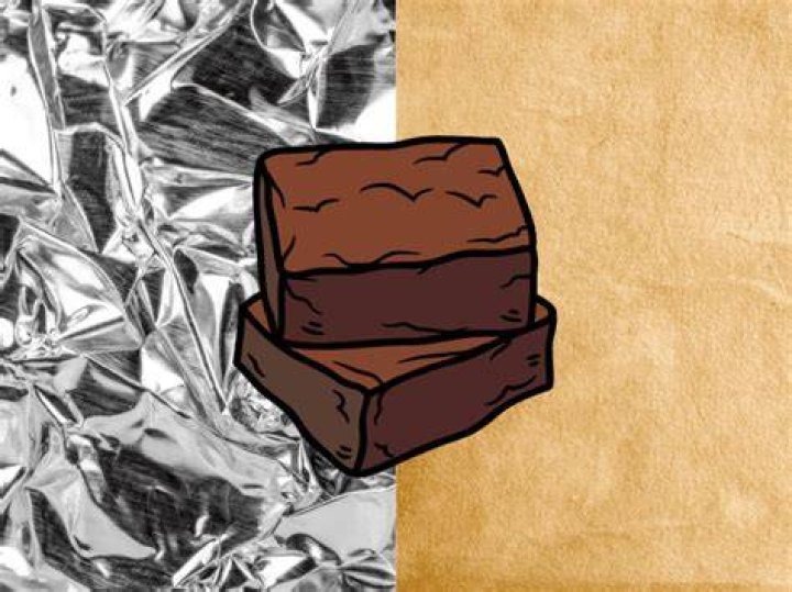 Can you use tin foil instead of baking paper for brownies?