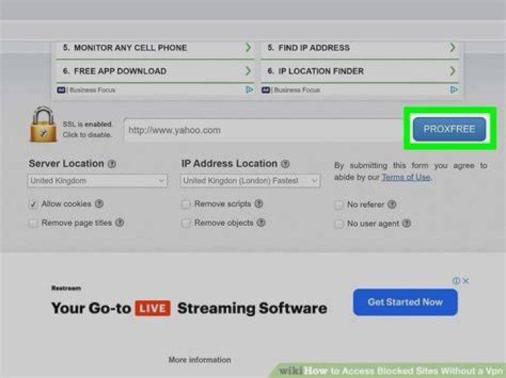 How can I access blocked sites through VPN?