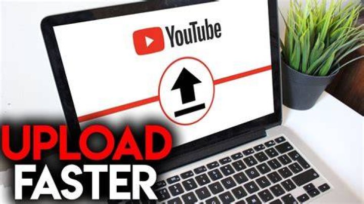 How can I upload a large video to YouTube faster?