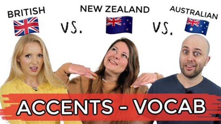How can you tell the difference between a British accent and a Australian accent?