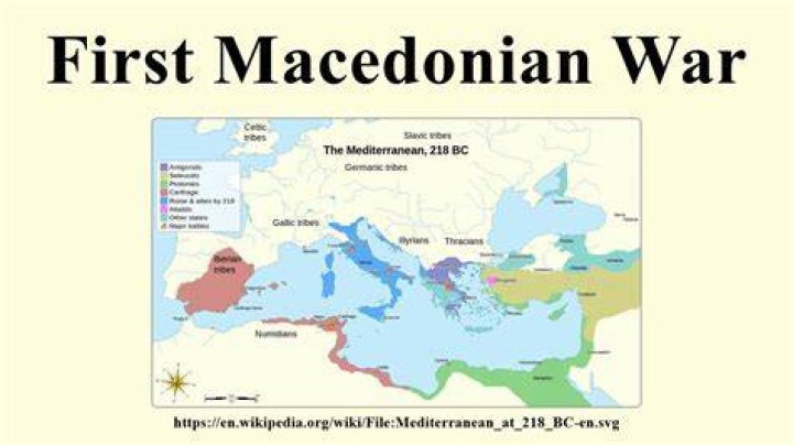 How did Macedonia defeat Rome during the first Macedonian war?