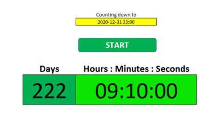 How do I create a countdown timer in notepad?