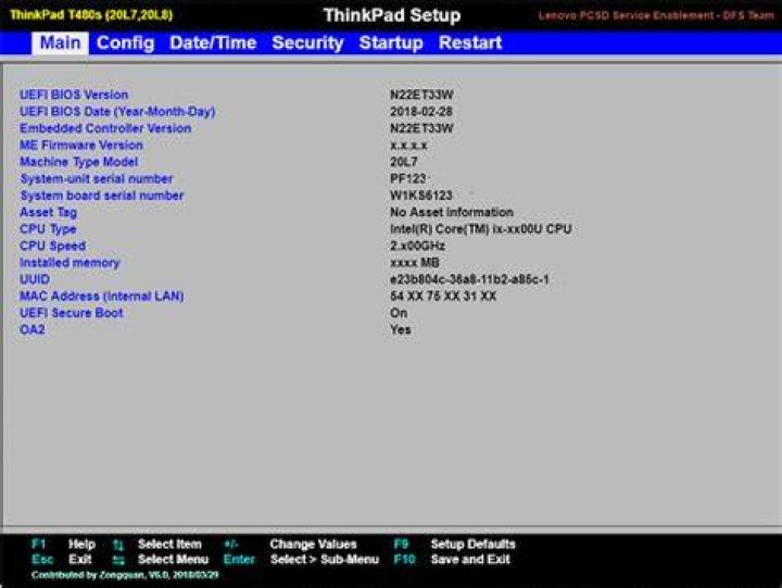 How do I get into the BIOS on a Lenovo Flex 3?