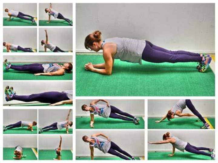 How do you do planks with weights?