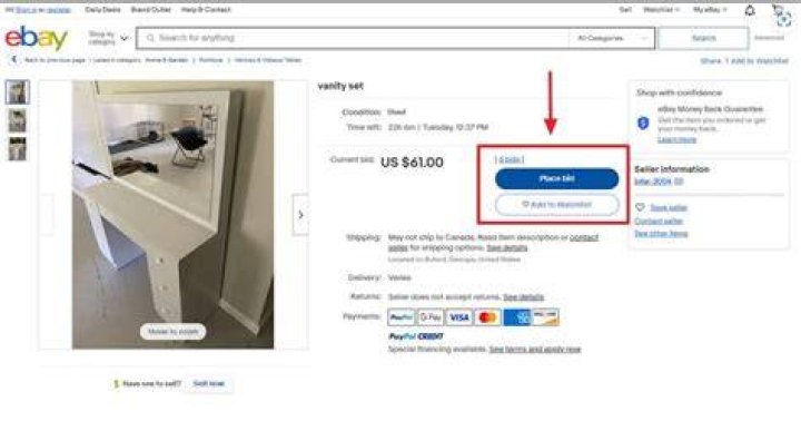 How do you find out who won a bid on eBay?