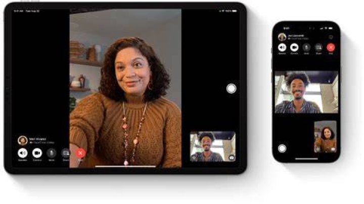 How do you hold your phone on FaceTime?