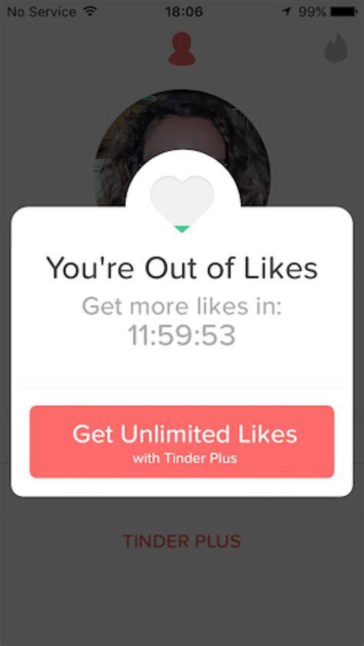 How do you know how many likes you have on tinder?