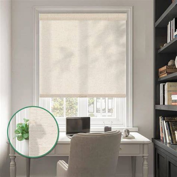 What are light filtering roller shades?