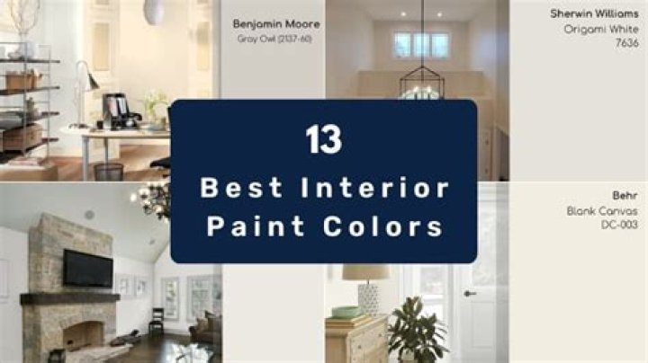 What are popular interior paint colors for 2018?
