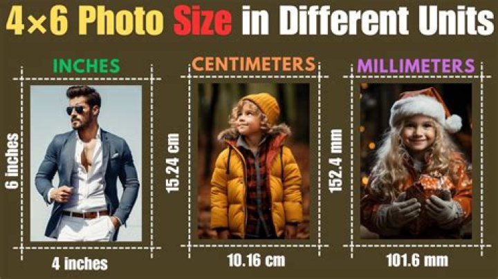 What is 6x4 photo size?