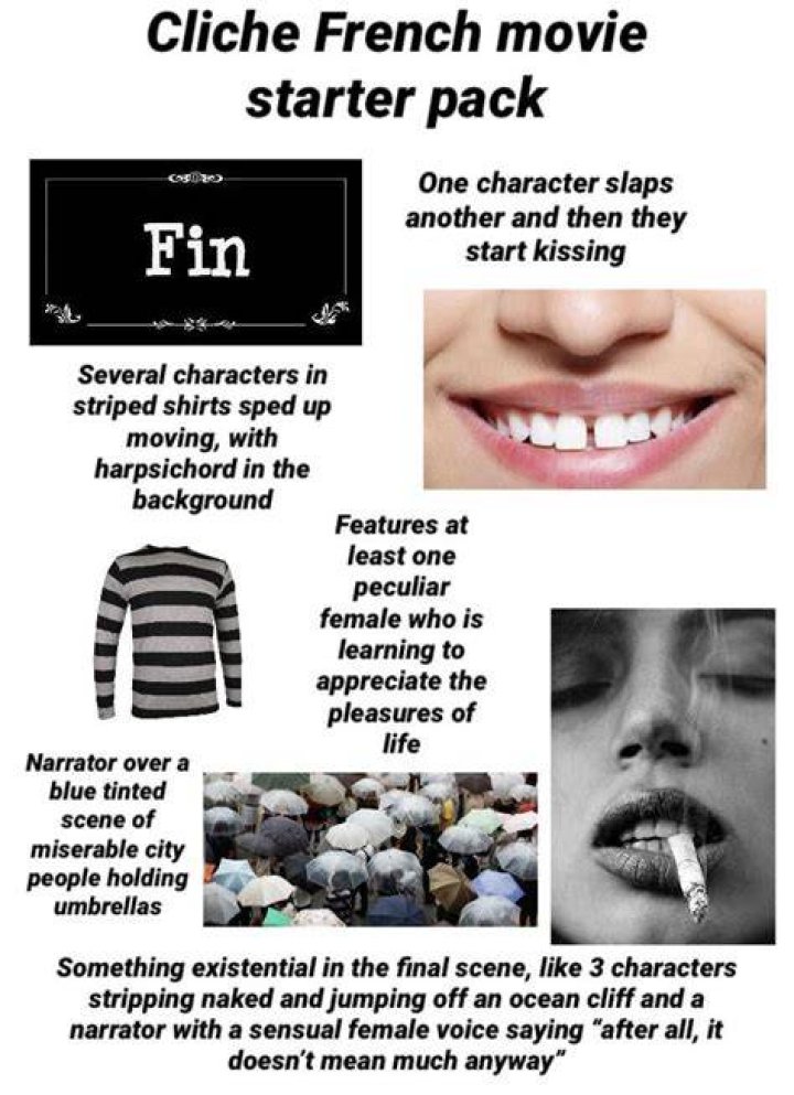 What is a movie cliche?