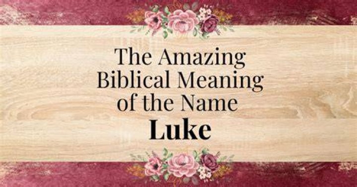 What is the meaning of the name Luke?