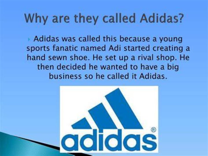 Why is it called Adidas?